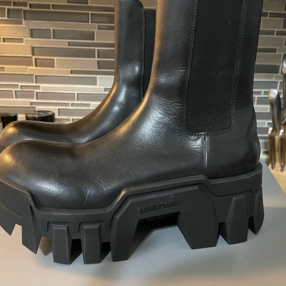 Balenciaga Black Chunky Boots